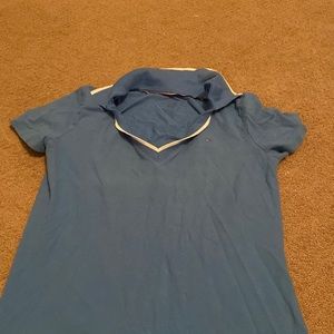 Baby blue TH collard shirt